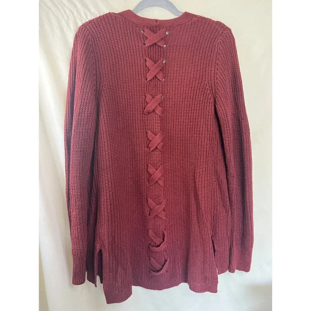 Pinoe Rusted Open Front Cardigan Size Medium - Picture 5 of 5